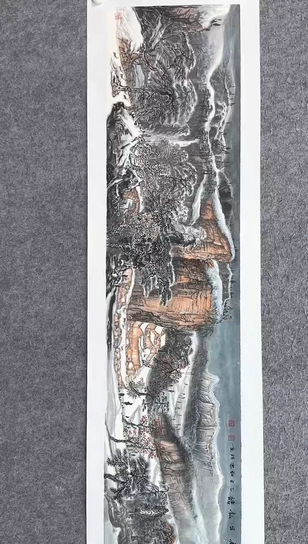 国画ST-LZZ老师山水作品