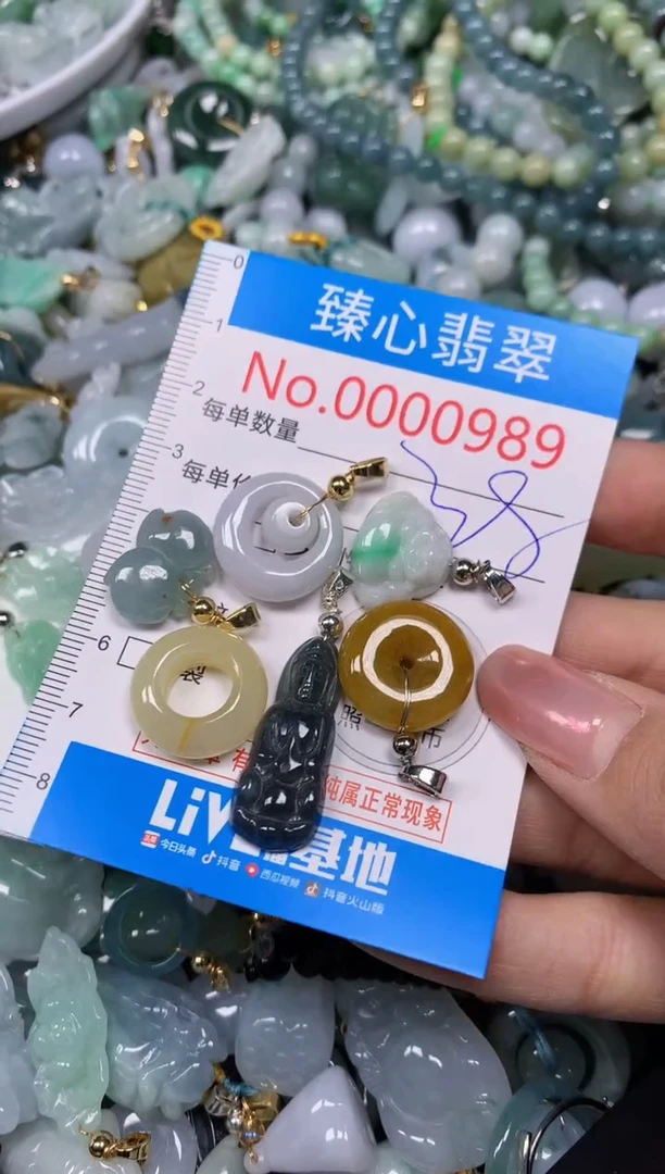 【闪购商品】翡翠颈饰未镶嵌含绳000989