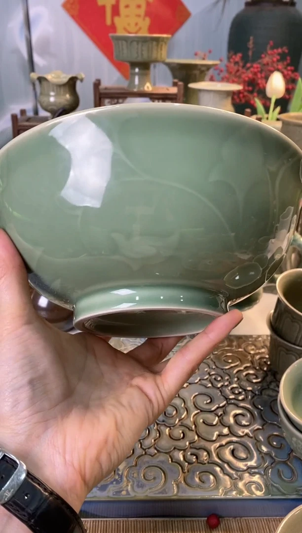 【闪购商品】b000019微瑕8.3英寸玉兰碗2只