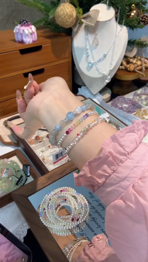 未镶嵌手串水晶孤品捡漏均匀瑕疵介意勿拍