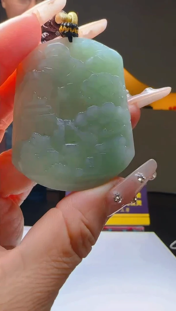 【闪购商品】定制翡翠未镶嵌Q03365翡翠毛货