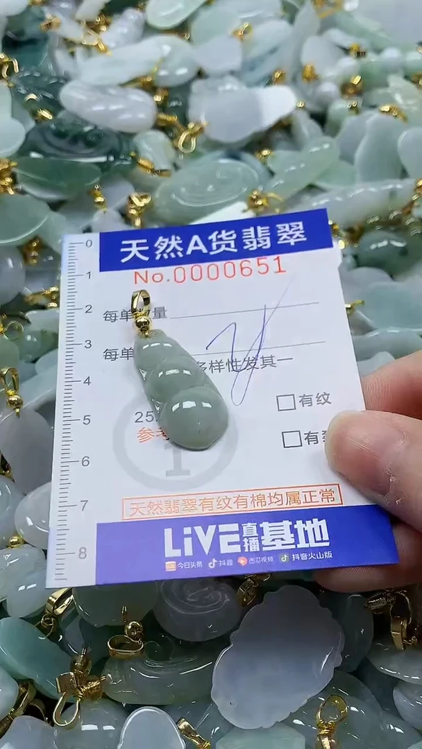 颈饰未镶嵌翡翠纯天然a货翡翠