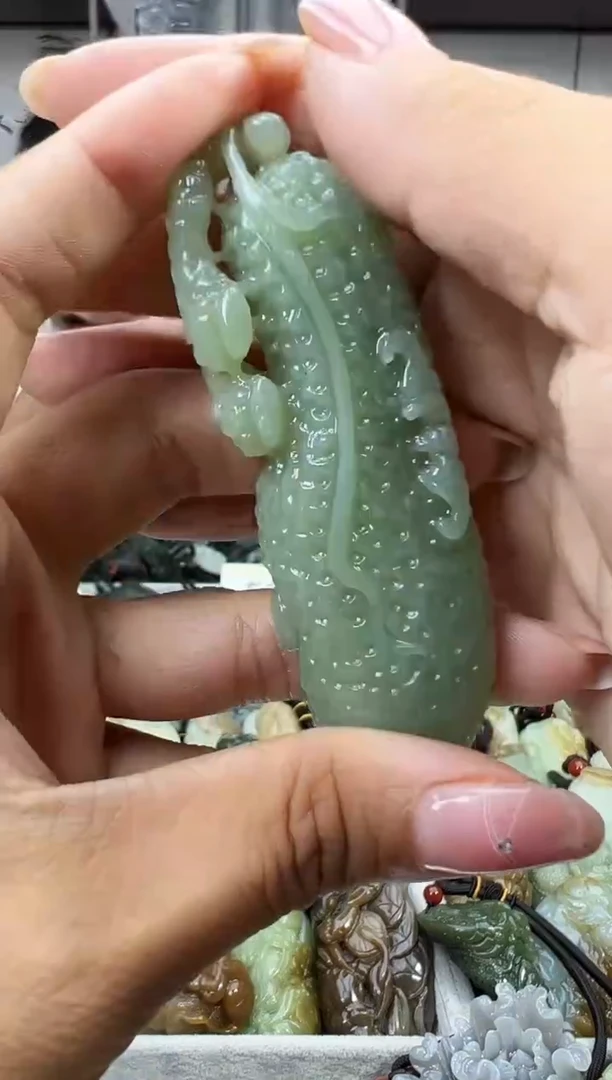 和田玉未镶嵌把件63