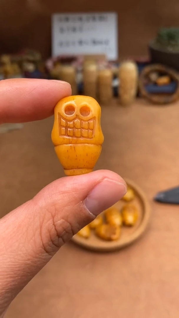 【闪购商品】牛骨其他P907-尸驼林三通-有棕裂