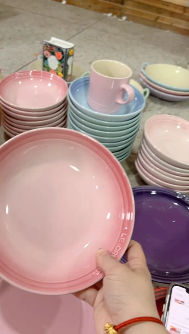 【闪购商品】碟微瑕--7英寸燕麦----樱花粉