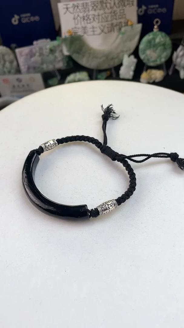 未镶嵌手链翡翠手工定制默认微瑕主播介绍为准