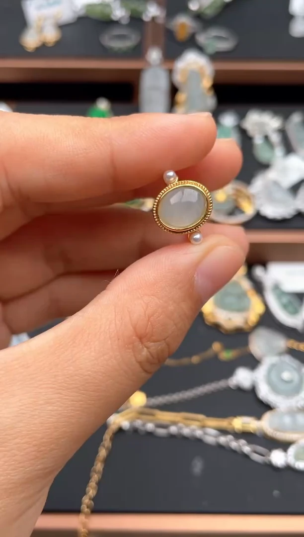 银S925镶嵌戒指翡翠111111111111111111111