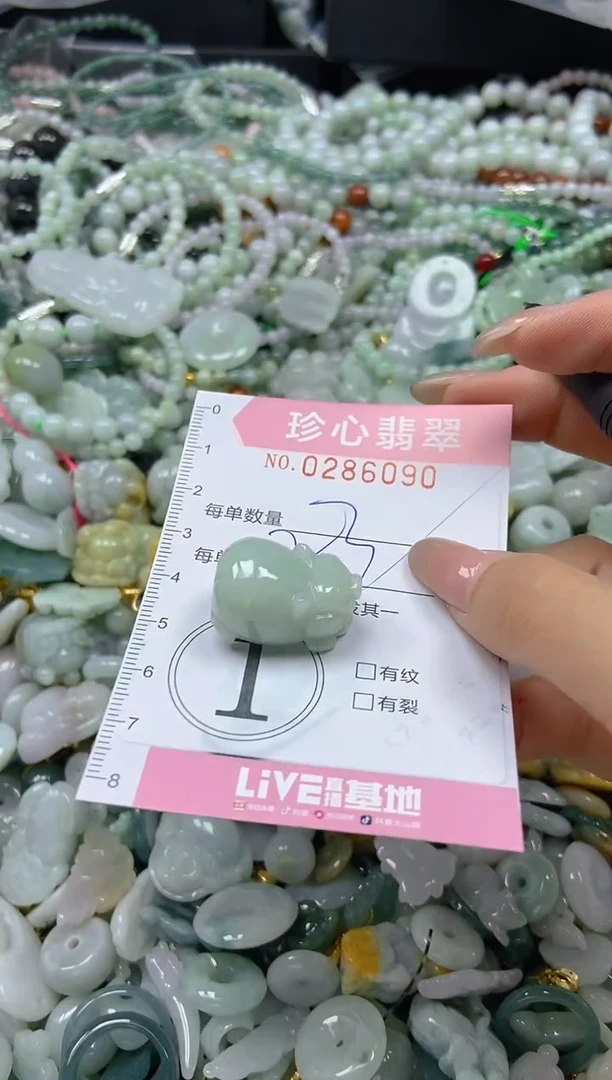 翡翠未镶嵌颈饰闪购0286090