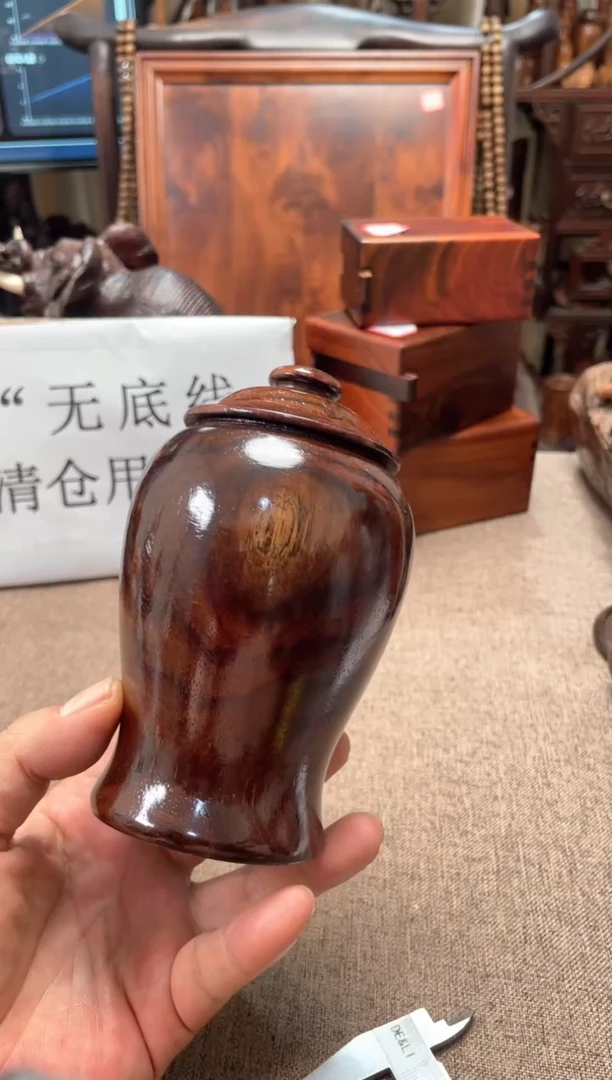 交趾黄檀（大红酸枝）木头款8.3/14