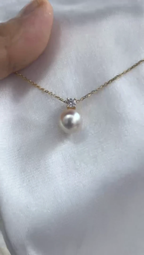 银S925镶嵌吊坠海水珍珠多样性发其一