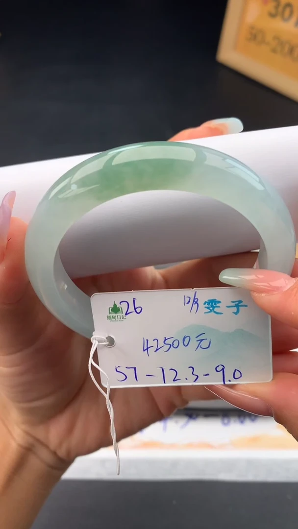 未镶嵌手镯翡翠自带#送人#，联系客服核对地址~