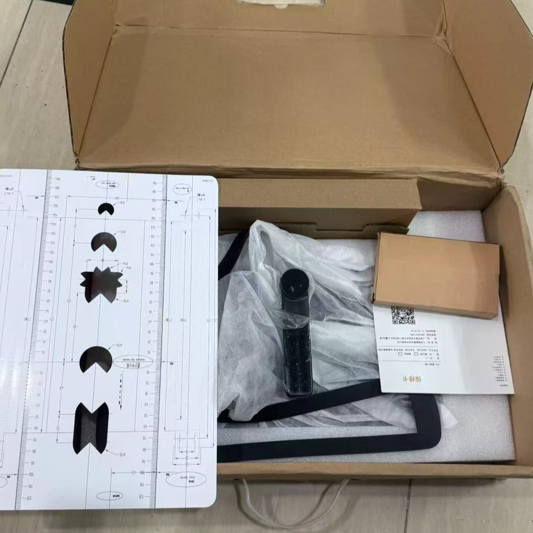 UF家用大门指纹密码智能门锁一握开设计（自带锁体）