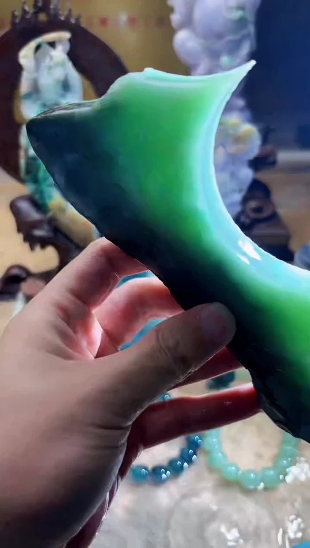 未镶嵌挂件翡翠A货张麦6924