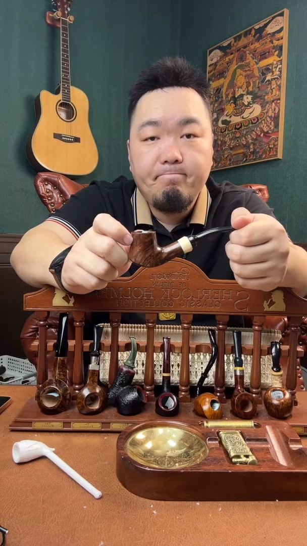 石楠木木雕款意大利进口石楠木烟斗