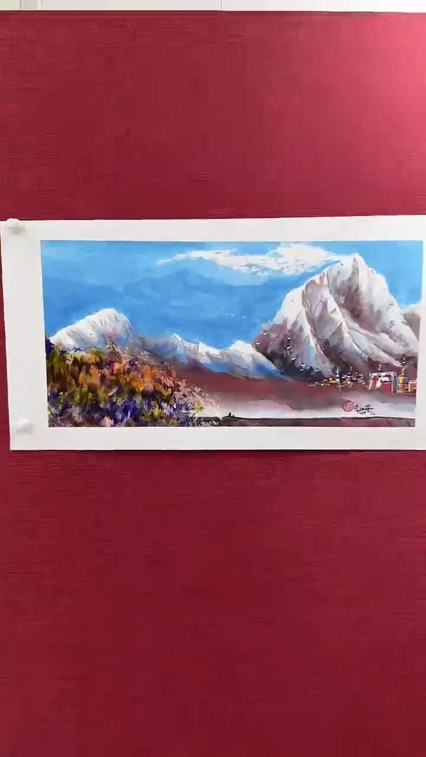 国画赵燮绘画2pc抽象山水