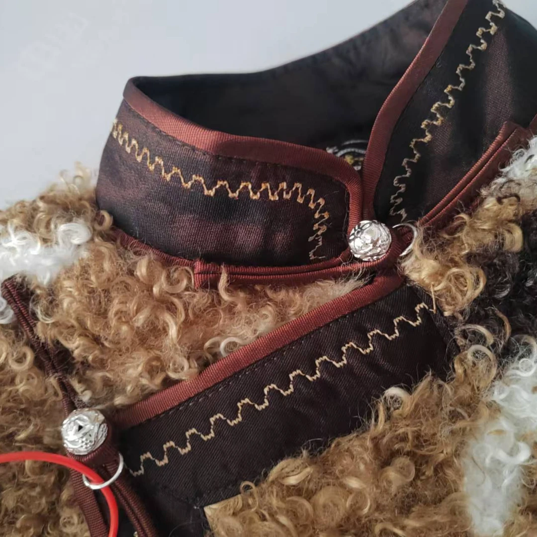 【德利源】男女童同款仿羊羔毛短款外套D0593#