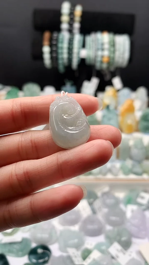 吊坠(不含链)未镶嵌翡翠67如意