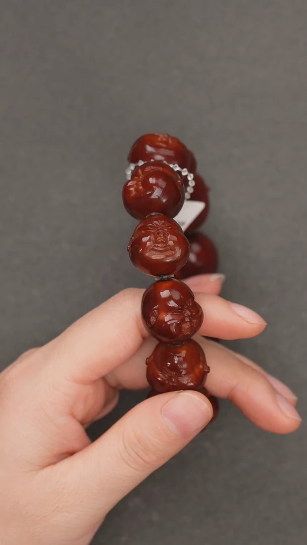 手串橄榄核小*人橄榄核手串