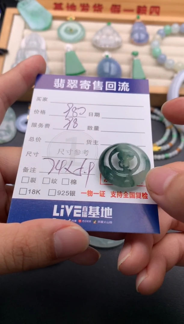 颈饰未镶嵌翡翠10145872