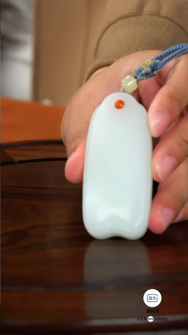 未镶嵌和田玉挂件008 无事牌-典藏【防拍】