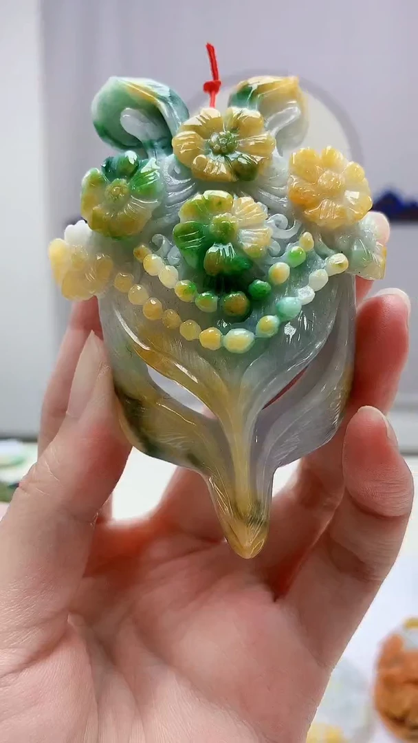 定制翡翠未镶嵌5159zm-毛货挂件53