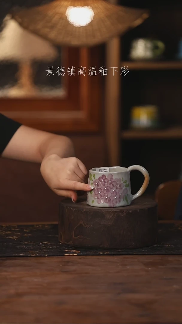 陶瓷景德镇高温釉下手绘陶瓷359