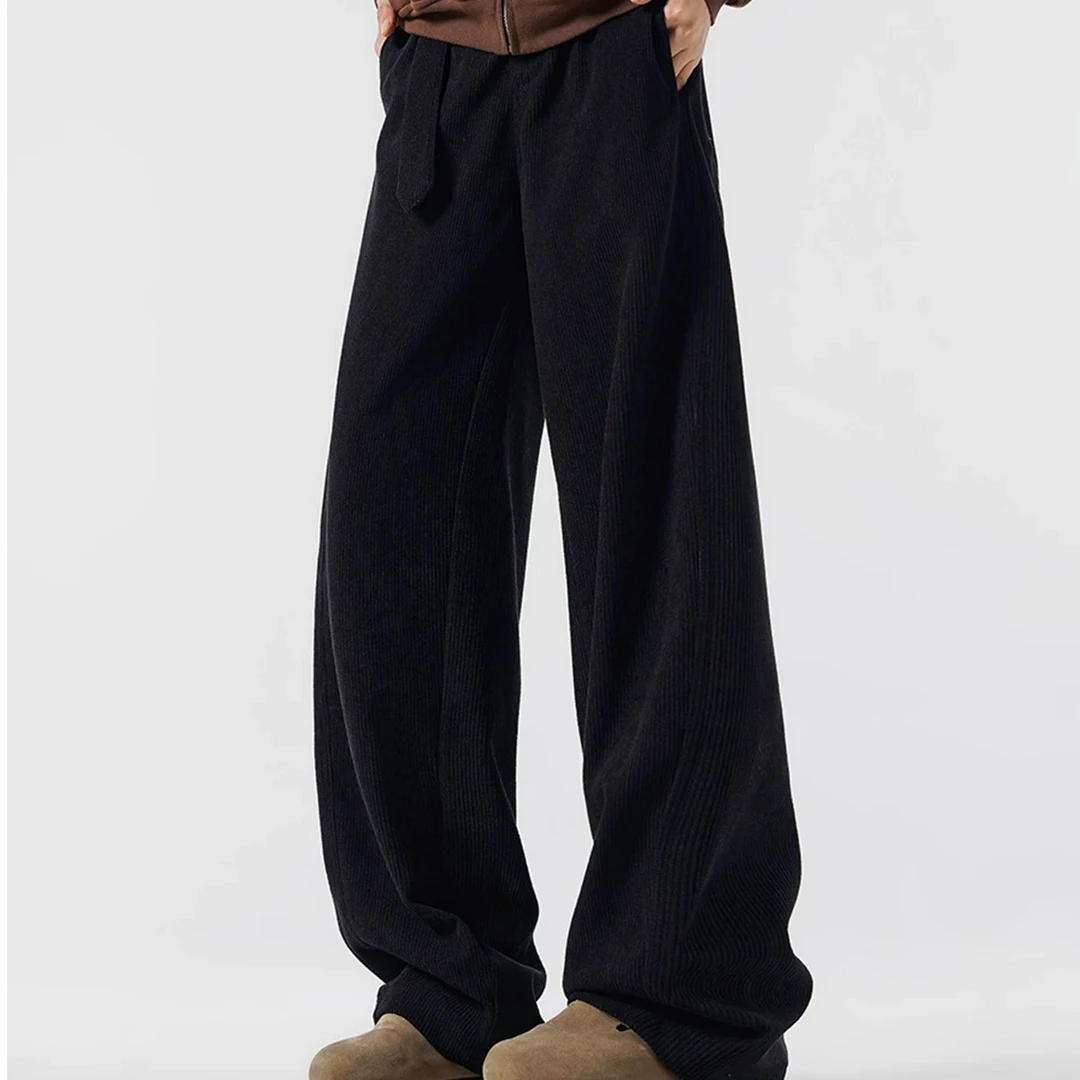 【老钱弯刀灯芯绒】一波王炸来了 两色男女同款老钱裤 冲！