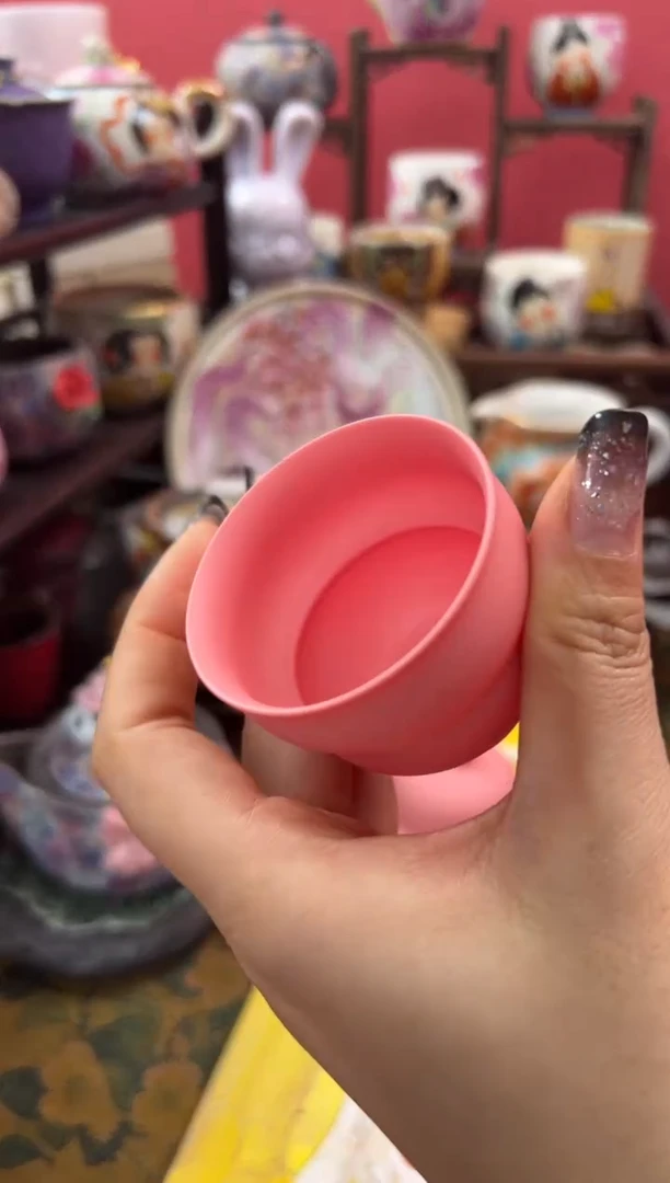 【闪购商品】水粉红泥葫芦客杯