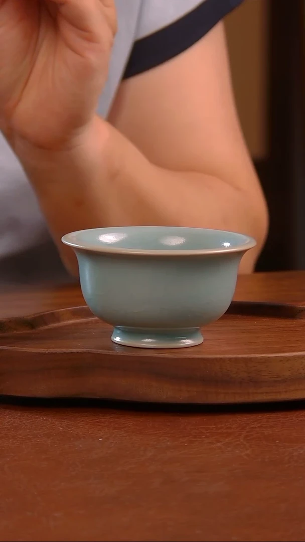 瓷片625号  压手杯    茗