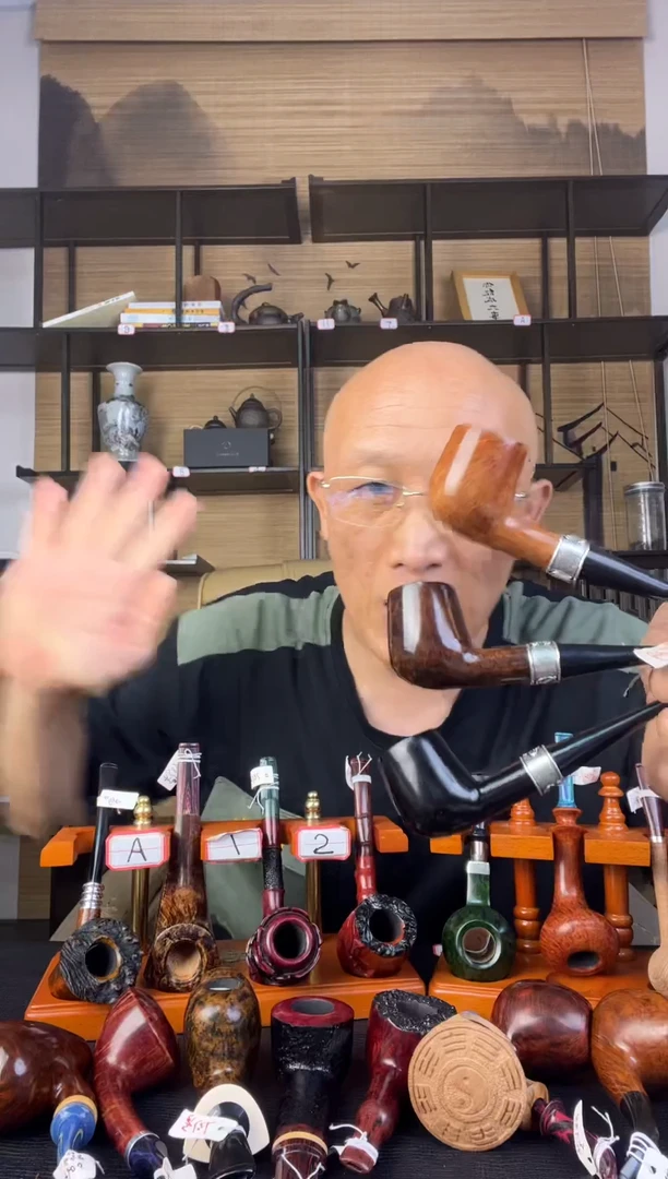 石楠木纯手工意大利石楠木烟斗