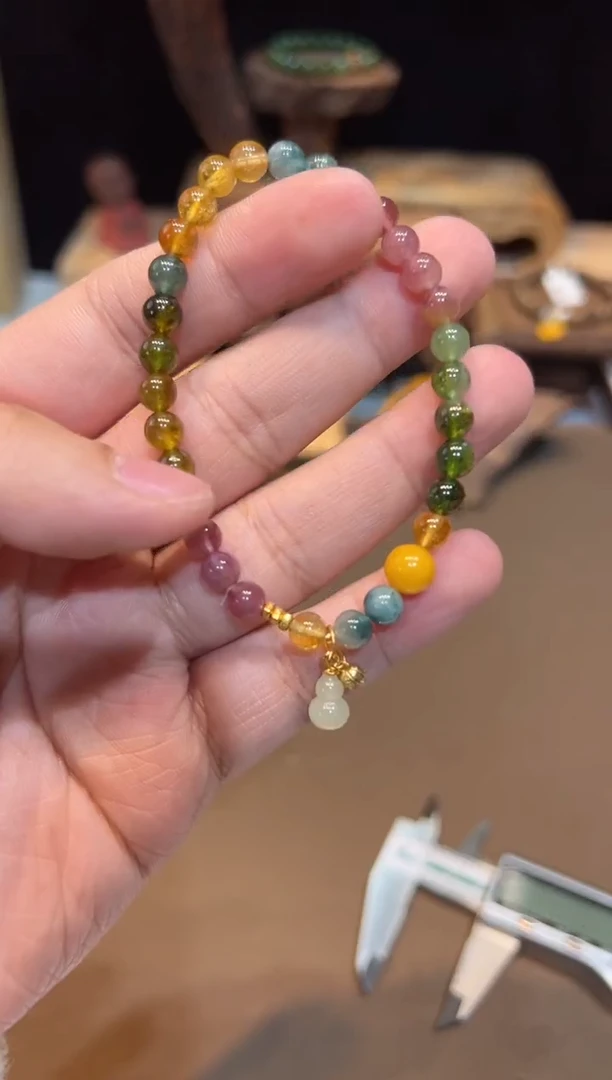 【闪购商品】碧玺手链未镶嵌手饰@@F4696