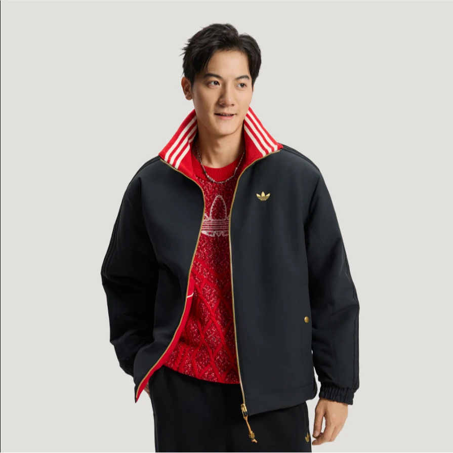 XPADIDAS JACKET PADDED 新年款休闲男女同款双面运动棉服KT0639