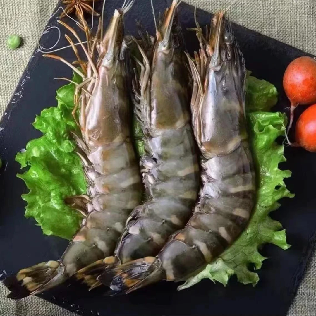 【特大黑虎虾】 净重4斤/盒 不包冰  江苏顺丰