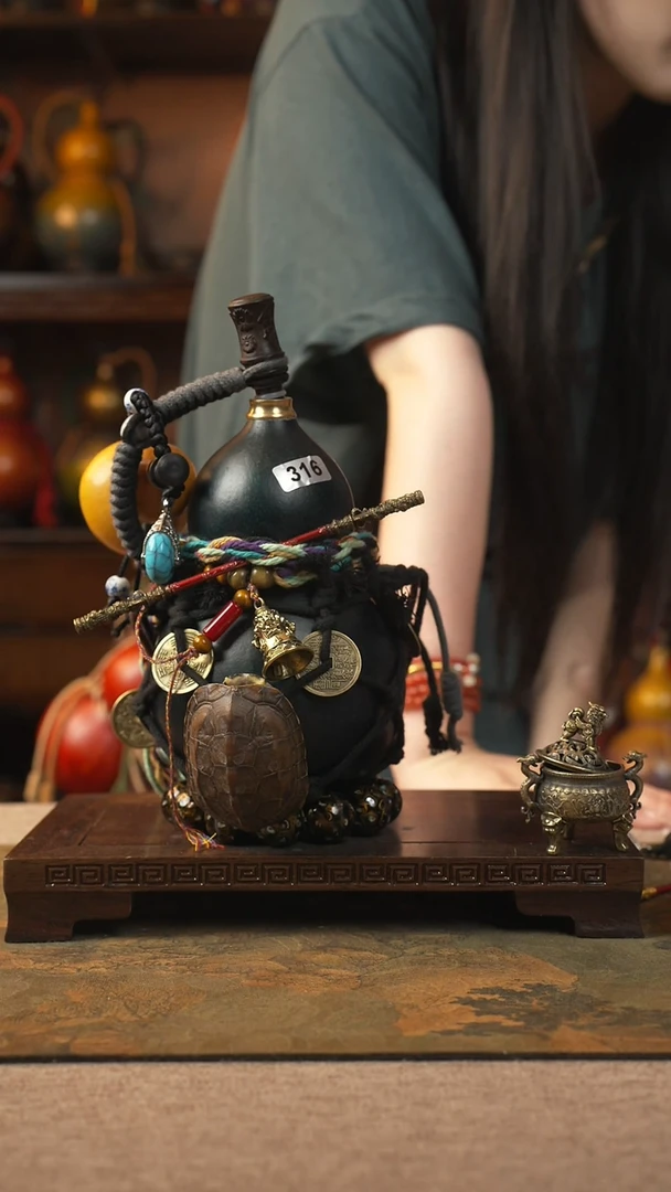 316大漆一物一拍记葫堂出品[不带手串】