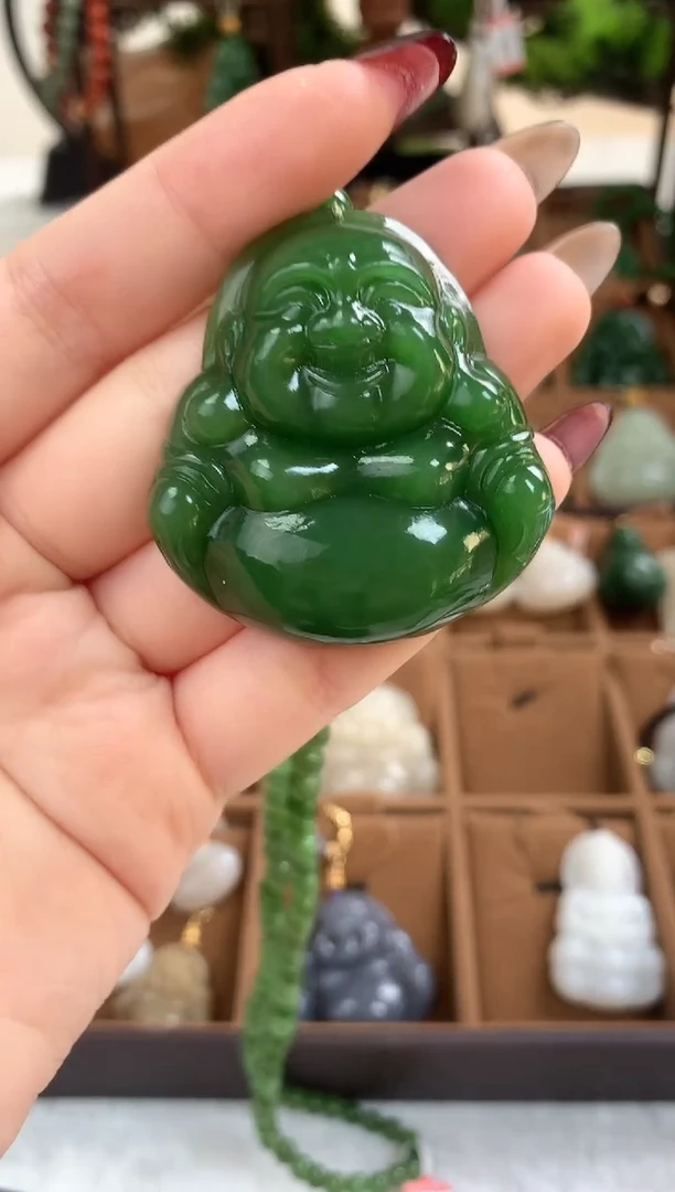 【闪购商品】和田玉颈饰未镶嵌吊坠47mm