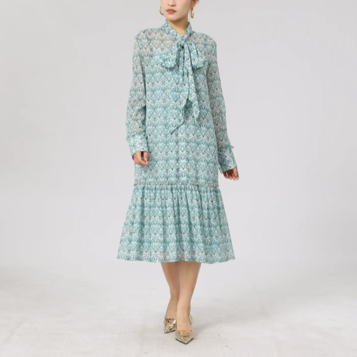 AMASS/阿玛施夏季浪漫碎花度假风中长款连衣裙（附内搭）5500563