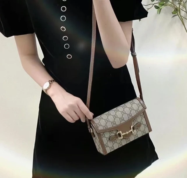 95新 GUCCI/古驰 GUCCI/古驰 1955横版盒子斜挎包bwz12243