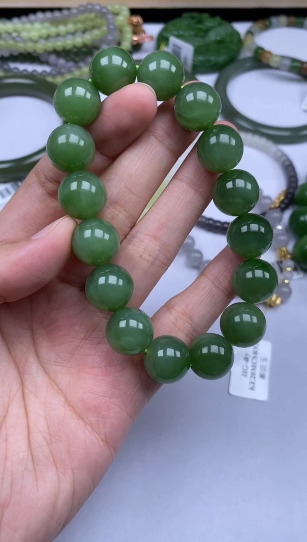 未镶嵌和田玉车挂金*?贞城散珠批发DIY编制