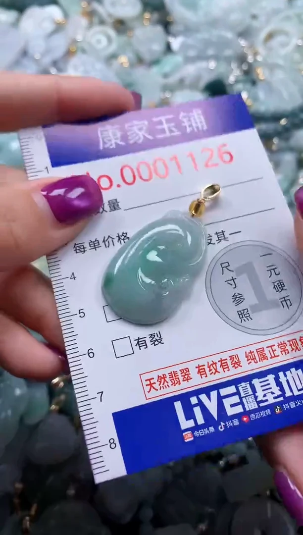 颈饰未镶嵌翡翠1126