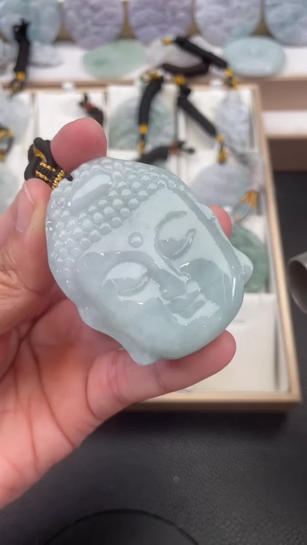 颈饰未镶嵌翡翠天然缅甸翡翠A货143