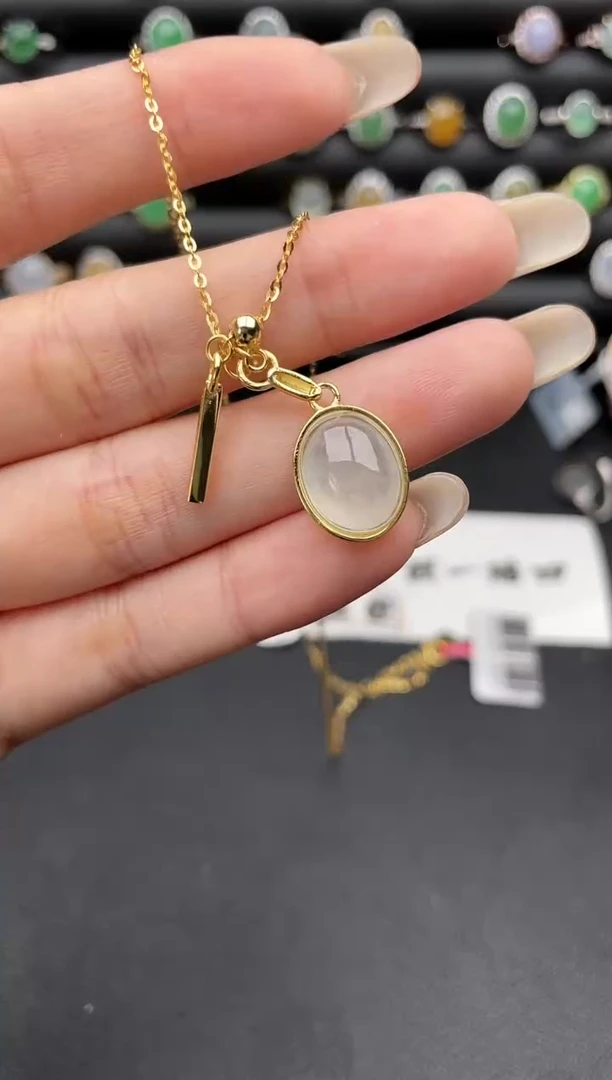 银S925镶嵌戒指翡翠1一物一证一礼盒