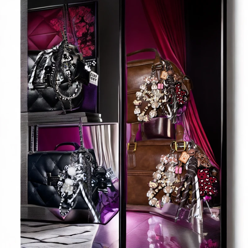 泡泡玛特萌粒【miu里miu气包挂】diy生日礼物极繁系可爱风饰品