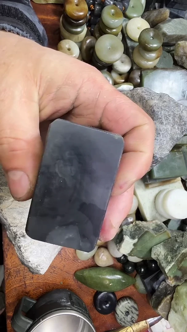 未镶嵌和田玉珠宝半成品晚***生1