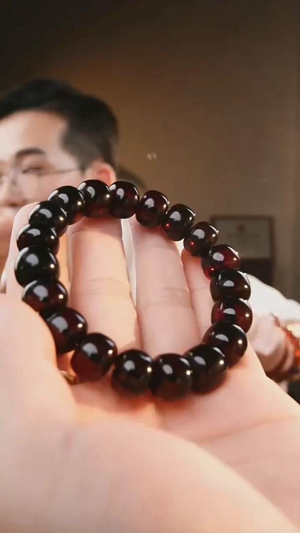 裸石琥珀未镶嵌13+翳珀老型手串