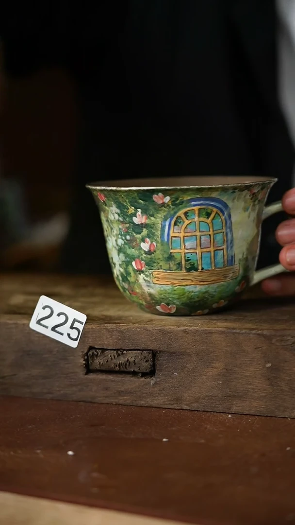 瓷片福利！！石一设计师手作系列/油画风