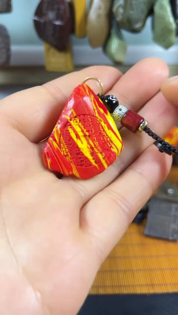 原石雕刻   默认打孔穿绳20