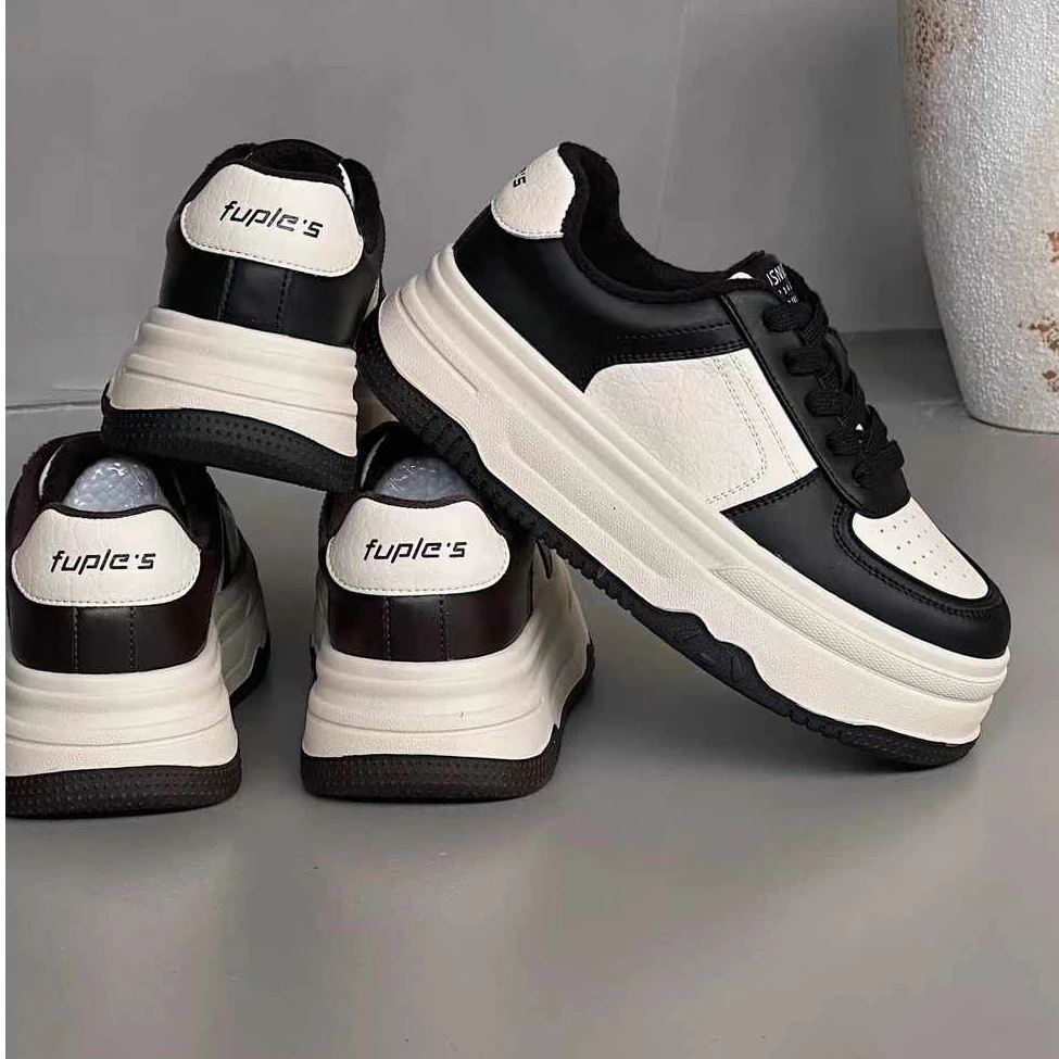 真皮系带休闲鞋女，百搭舒适板鞋CSMY 5026 JCL 2671