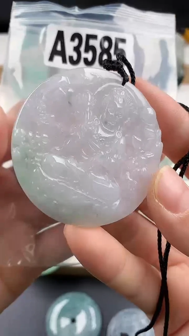 颈饰未镶嵌翡翠天然翡翠吊坠挂件