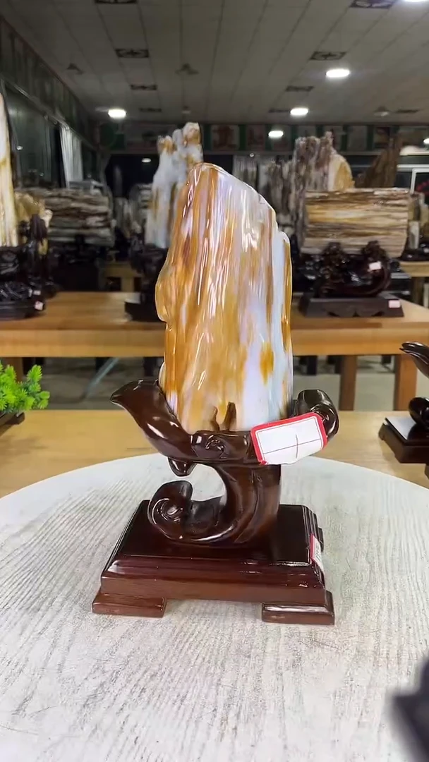 未镶嵌珠宝奇石硅化玉399