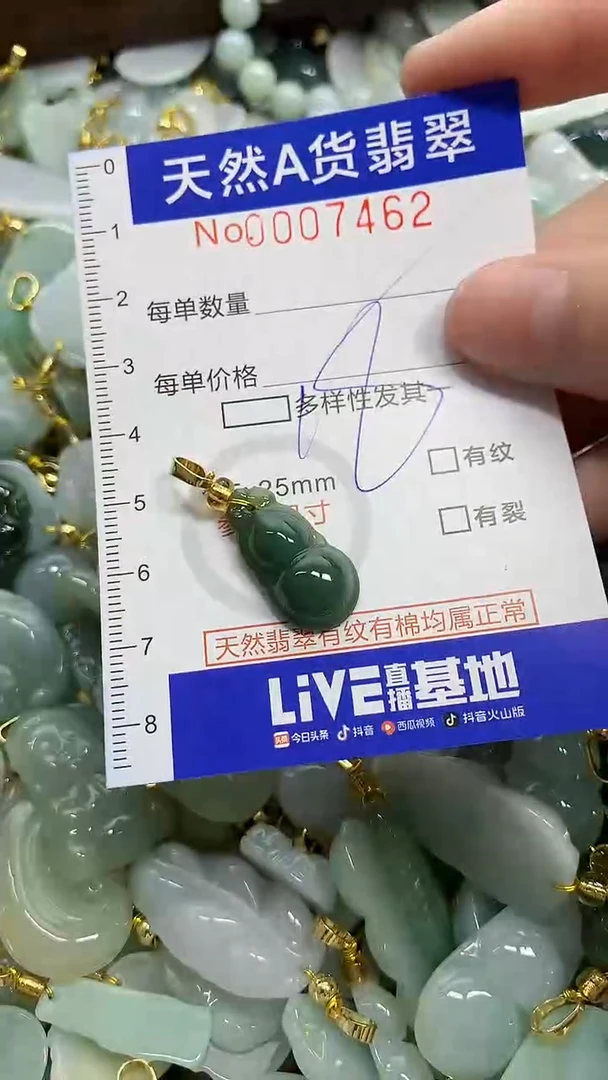 颈饰未镶嵌翡翠天然A货翡翠